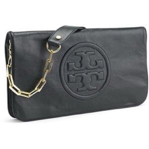 Tory Burch Bombe Reva Clutch - black